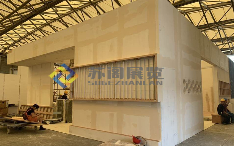 上海衛浴展搭建現場